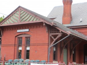 Baldwin Station restaurant, housed in the old Sykesville railroad station.